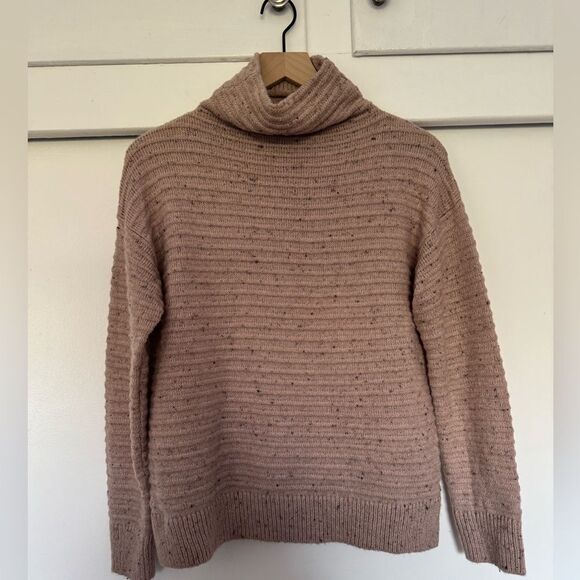 Madewell Donegal Rib Knit Marled Sweater Medium - Picture 2 of 8
